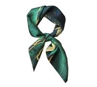 Ecroon Foulard Carré Echarpes et Foulards Châles Écharpes Square Motif d'Impression Satin de Soie Bandanas Femme