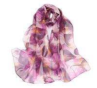 Ecroon Foulard pour les Femme Soie comme une écharpe Longue Carré Wrap de châle Etole Pashmina
