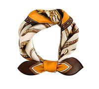Ecroon Foulard Soie Femmes en Satin de soie Bandanas Cheveux Bandeau Mouchoir carré Echarpe Foulards/Etole/Écharpe