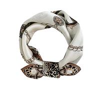 Ecroon Foulard Soie Femmes en Satin de soie Bandanas Cheveux Bandeau Mouchoir carré Echarpe Foulards/Etole/Écharpe