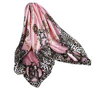 Ecroon Foulard Soie Ressentir Carré Femmes en Satin de soie Bandanas Cheveux Bandeau Mouchoir Echarpe Cheveux Etole