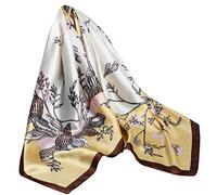 Ecroon Foulard Soie Ressentir Carré Femmes en Satin de soie Bandanas Cheveux Bandeau Mouchoir Echarpe Cheveux Etole