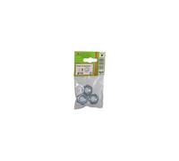 Ecrou 6 pans M14 zinc argenté - sachet de 3