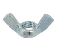 Ecrou à ailettes/papillon zingué blanc M6 - boîte de 200 - KLIPPER - 26713.200