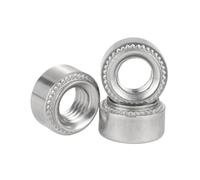 Écrou à auto-serrage en acier inoxydable 304, écrou à sertir galvanisé M2 M2.5 M3 M4 M5 M6 M8 M10, attaches de Machine-outil(304 Stainless Steel,M2.5-0 (20Pcs))