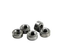 Écrou à auto-serrage en acier inoxydable 304, écrou à sertir galvanisé M2 M2.5 M3 M4 M5 M6 M8 M10, attaches de Machine-outil(410 Stainless Steel,M8-0 (5Pcs))