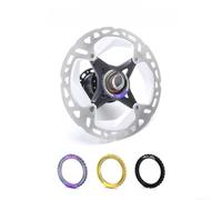 Écrou à bague de verrouillage et couvercle pour roues Campagnolo CP conçus pour soutenir la fonctionnalité et l'équilibre du frein à disque de verrouillage central (noir)