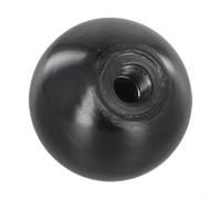 Écrou à bille de poignée pour équipement de tour, bouton de machine-outil avec noyau en fer et construction, bouton de serrage de filetage pour machines industrielles, compatible (M6-25 rouge fer)