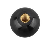 Écrou à bille pour poignée de machine-outil pour tour d'équipement mécanique, boule en bakélite, noyau en laiton, accessoires d'outils électriques, écrou à bille (M5 20 noir)
