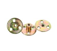 Écrou à bride à 3 trous Écrous à bride à trois trous en fer M6 M8 M10, filetage de couplage, fixation de meubles, verrouillage, canapé, accessoire de meubles, fixation, écrous en T(10pcs,M8)