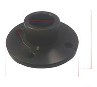 Écrou à bride en alliage pour retenue de disque de meuleuse d'angle avec filetage intérieur M10 et support de diamètre de broche M14 (B)