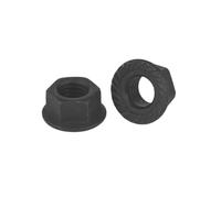 Écrou à bride hexagonale à filetage fin en acier au carbone noir, 2 à 5 pièces(M10X1.25 5PCS)