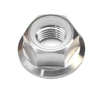 Écrou à bride hexagonale en titane M5 M6 M7 M8 M10 M12 M14 avec insert en nylon autobloquant(M7x1mm 1pc)