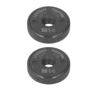 Écrou à Bride Meuleuse d'Angle M14 Serrage Rapide Autobloquant pour Lames Diamant Meules de Coupe Professionnelles 2 Pièces Compatible avec Outils Rotatifs
