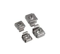 Écrou à cage imperdable Écrous à cage flottants carrés for support de serveur en acier inoxydable 304, M4 M5 M6 M8(M6(5pcs))