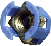 Ecrou à cage PB Fastener 382-2005 bleu