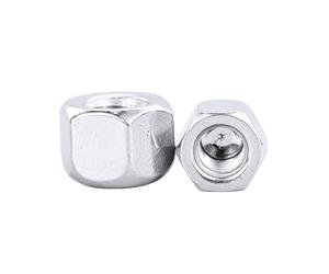 Écrou à capuchon court en acier inoxydable 304, capuchon hexagonal, bouchon à vis décoratif M3-M20, trou borgne, embout anti-poussière, équipement de meubles(M3 (50pc))