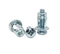 Écrou à expansion à pétales, Écrous à pétales Écrous à cric vis d'expansion rivets Métal Acier au carbone(10pcs M4x20)