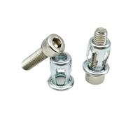 Écrou à expansion à pétales, Écrous à pétales en acier inoxydable, pince d'expansion, écrous de cric M4 M5 M6 M8 2/5/10 pièces, plaque d'immatriculation(Socket Head,M4x20(10Pcs))