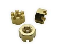 Écrou à fente hexagonale, Écrous à fente en laiton, goujons hexagonaux filetage intérieur M6-M16, pas de 0.75 2mm(M12x1mm(1pcs))