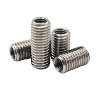 Écrou À Filetage Interne Et Externe En Acier Inoxydable 304, Adaptateur De M4 M5 M6, Insertion D'écrous Protection Vis, 5 Pièces(20mm,M6xM10 (5pcs))