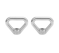 Écrou à œil de levage en forme d'anneau, Écrous à œil de levage triangulaires électriques, 2 pièces, acier inoxydable 304, argent M8-M24(2 Pcs M12)