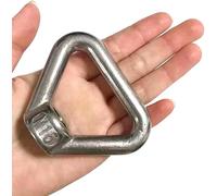 Écrou à œil De Levage Standard 1 Pcs 304 Écrou à œil De Levage Triangulaire en Acier Inoxydable Anneaux Filetés Trapézoïdaux Adaptés Aux Boulons De Poignée M8 M10 M12 M14 M16, M10