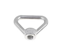 Écrou à œil de levage triangulaire en acier inoxydable M8 M10 M12 M14 M16 M20, anneaux filetés trapézoïdaux adaptés aux boulons poignée(M12)
