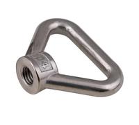 Écrou à œil de levage triangulaire M8 M10 M12 M14 M16 M20, anneaux filetés trapézoïdaux en acier inoxydable 304, 1 pièces(10mm)