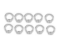 Écrou à Œillet M8 en Acier Inoxydable 304, Anneau de Levage Fileté, Résistant à la Corrosion, Usage Intérieur et Extérieur - Installation Facile, Haute Sécurité, Idéal pour Levag