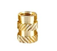 Écrou à insert en laiton Kit d'insertion de fil en laiton thermofusible for fer à souder, écrou d'insertion thermique M2 M2.5 M3 M4 M5 M6 M8, for pièces d'imprimante 3D(Tips 1set)