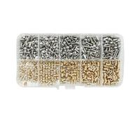 Écrou à insertion thermique en laiton, thermofusible et acier inoxydable, jeu de vis douille hexagonale, imprimante 3D, écrous cuivre, boulon fileté pour Vélo Moto Auto(600pcs YT2.5)