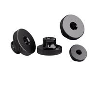 Écrou à main 2 à 10 écrous à oreilles en acier galvanisé M3 M4 M5 M6 M8, traitement de surface électrophorétique, noir, réglage par étapes, serrage manuel, écrou pour mur-rideau(10pcs M3)