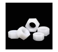 Écrou à main 5/10/20/50pcs Blanc/Noir En Plastique Plastic Écrou Hexagonal Hexagonal M2 M2.5 M3 M4 M5 M6 M8 M10 M12 M14 M16 M18 M20(White Color,M14 (10pcs))
