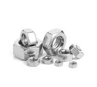 Écrou à main 50 pcs/lot écrous hexagonaux hexagonaux en acier inoxydable 304 M1.2 M1.4 M1.6 M2 M2.5 M3 M3.5 M4 M5(M1.2 * 50pcs)