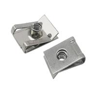 Écrou à main Clips de Type U en acier inoxydable, 10 pièces, avec filetage M6 M5 M4 M8 8mm 5mm 6mm 4mm, écrous à roseaux pour voiture, moto, Scooter, ATV, cyclomoteur (Size : M5)