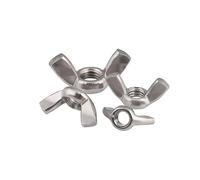 Écrou à main Écrous papillon en acier inoxydable 304, 1 à 20 pièces, M3-M12, 8#-1/2(M3 SUS304(20Pcs))