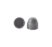 Écrou à main Lot de 2 à 40 capuchons hexagonaux en plastique PE M3 à M24 pour boulons, écrous de protection, étanches à la poussière, décoration pour roues de voiture, extérieur(Grey,M22x32x35(2pcs))