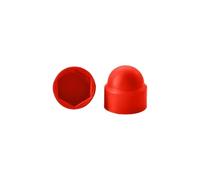 Écrou à main Lot de 2 à 40 capuchons hexagonaux en plastique PE M3 à M24 pour boulons, écrous de protection, étanches à la poussière, décoration pour roues de voiture, extérieur(Red,M18x26x32(3pcs))