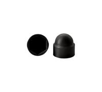Écrou à main Lot de 2 à 40 capuchons hexagonaux en plastique PE M3 à M24 pour boulons, écrous de protection, étanches à la poussière, décoration pour roues de voiture, extérieur(Black,M8x13x15(10pcs))