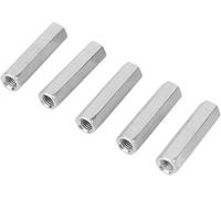 écrou à Manchon Hexagonal écrou à Tige Longue écrou Hexagonal écrou Hexagonal 5pcs écrou à Manchon Hexagonal 304 Acier Inoxydable M2 écrou De Connexion He, One Color, M2*7mm