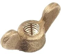 Écrou à oreilles en acier inoxydable, écrous à ore Écrou à oreilles en cuivre DIN315, 1/2/5 pièces, écrou à oreilles à serrage manuel, capuchon à vis à serrage manuel, écrous à oreilles en laiton