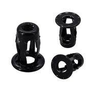Écrou à pétale de vis d'expansion en acier au carbone plaqué zinc | M4/M5/M6/M8 5/10 pièces : tringle à rideau, cadre, armoire, panneau, support.(Nut Only(Black),M4x20(5Pcs))
