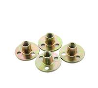 Écrou à plaque en fer, Écrou à trois trous M6 M8 M10, verrou de plaque en fer for meuble en bois, équerre, pied de canapé