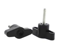 écrou à poignée en plastique Poignée à tête en plastique et Nylon type T M5 M6 M8, vis à oreilles, boulon en bakélite, diamètre de la tête 36mm(20mm,M8 2pcs)