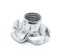 Écrou à quatre griffes Écrou de haut-parleur à quatre griffes en acier épais, 20/50 pièces, insertion à dents aveugles, écrou en T(M6X50)