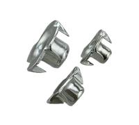 Écrou à quatre griffes galvanisé, écrou en T, insertion à dents aveugles, for quincaillerie de meubles en bois M3 M4 M5 M6 M8 M10 M12, 10/50 pièces(50PCS,M5)