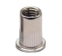 Écrou à riveter à tête fraisée avec tige ronde, écrou à riveter aveugle en acier inoxydable 304 pour raccords (M4*388pcs)
