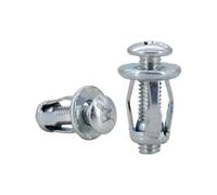 Écrou à rivets douille hexagonale en forme de pétale multicolore M4-M8)(Nut Only (Black),M4-M8 (1 Box))