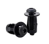 Écrou à rivets douille hexagonale en forme de pétale multicolore M4-M8)(Round Head (Black),M4x16 (60Pcs))